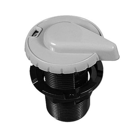 Balboa Water Group 1 in. Simline Teardrop Air Control, Gray 10-2330-GRY